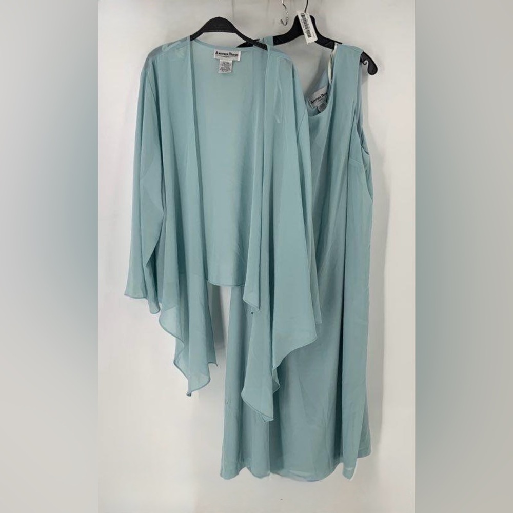 Another Thyme 2 piece evening gown and overlay shawl